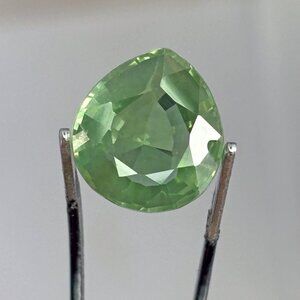 HUGE Certified Sage Green Tourmaline Gem